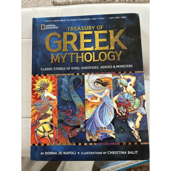 National Geo Treasury Of Greek Mythology By Donna Jo Napoli & Christina Balit - Picture 14 of 14